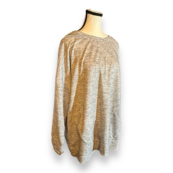 Women’s 3X Hyba Grey Performance Moisture Wicking Yoga Sweatshirt 22 24 3XL XXXL - Picture 7 of 8
